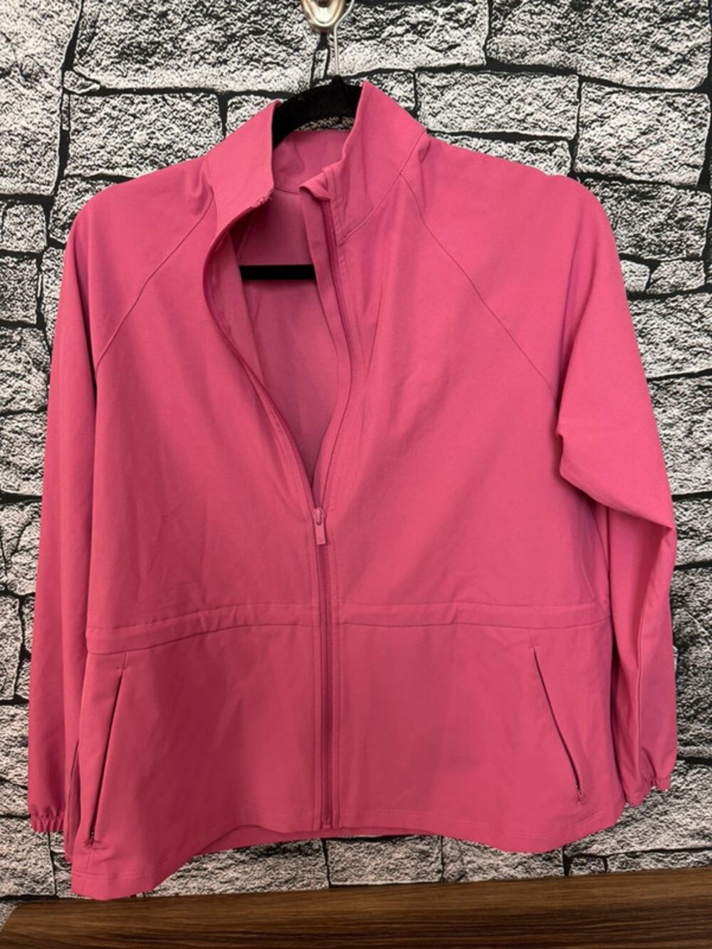 NWT Ladies All in Motion Pink Peplum Jacket - XS